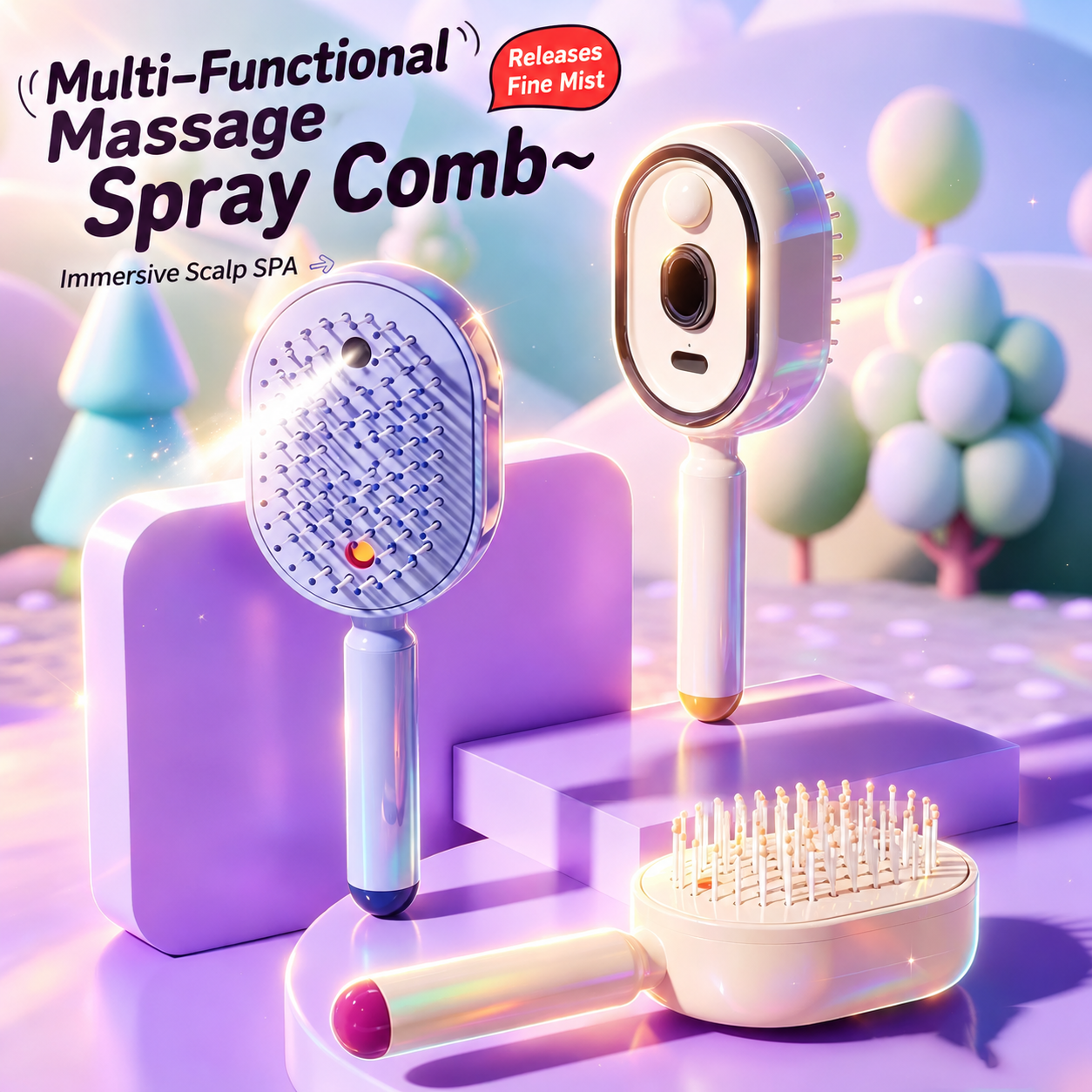 🔥Electric Spray Air Cushion Massage Comb