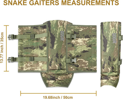 Unisex Adjustable Outdoor Snake-Resistant Leg Gaiters