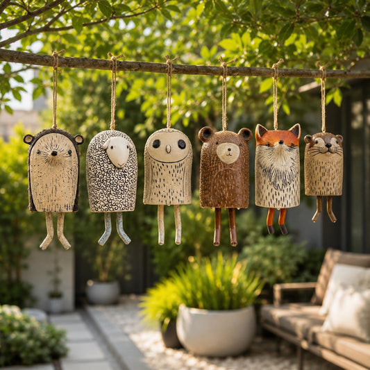 🔥Last Day 49% OFF - ✨Handmade Whimsical Animal Wind Chime Ornaments