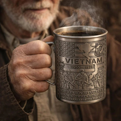 🔥LAST DAY 49% OFF 🎖️2026 Architecturm®Vietnam Veteran Honor Coffee Mug – 1955-1975 Service Tribute