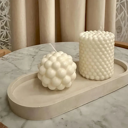 Silicone Bubble Candle Molds