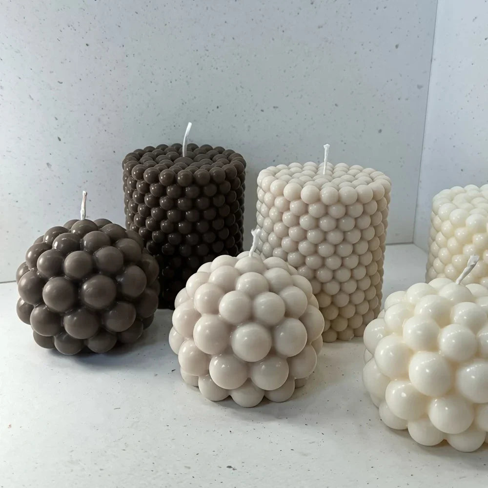 Silicone Bubble Candle Molds