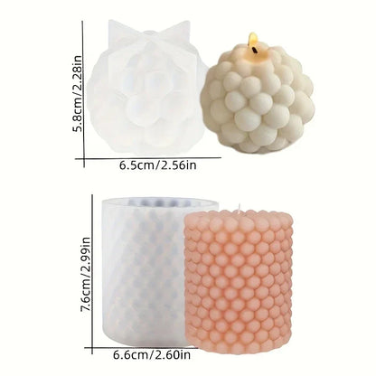 Silicone Bubble Candle Molds