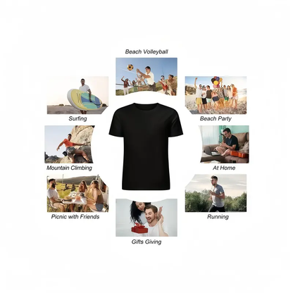 Men's Cotton Graphic T-Shirt | Casual Summer Top, Father's Day Gift for Dad