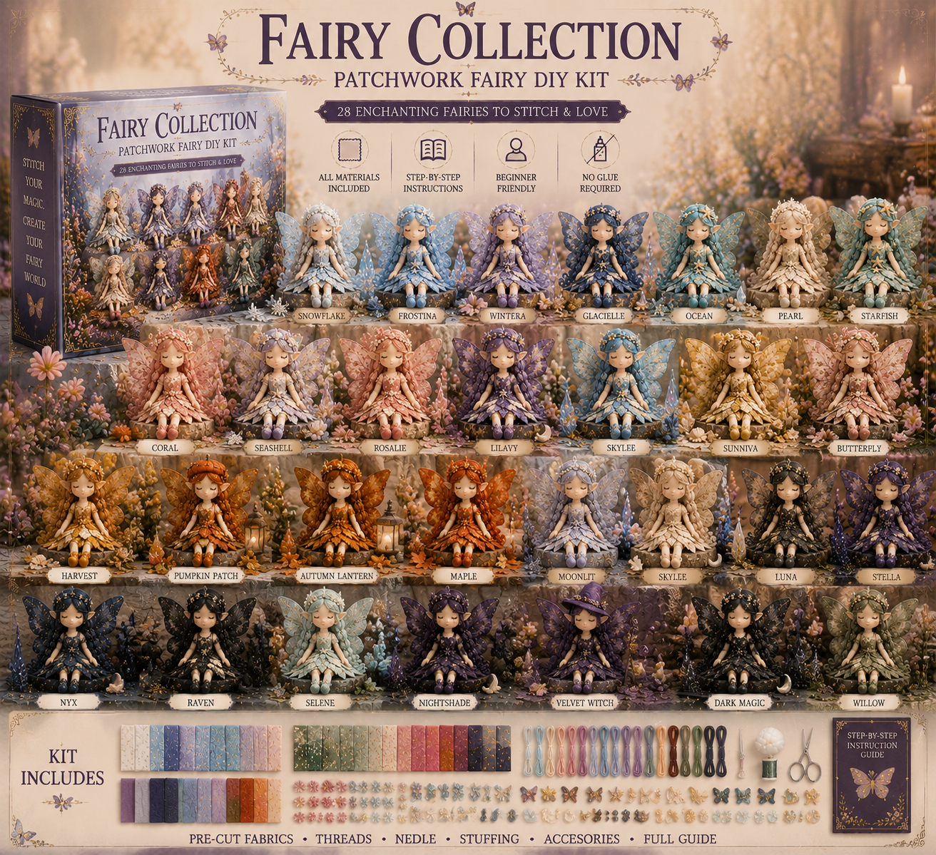 🧚Fairy Patchwork DIY Collection