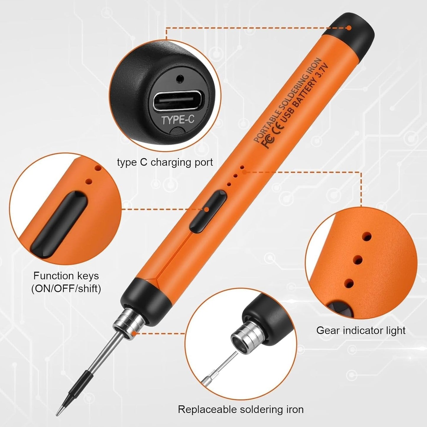 2026 Hot Sale🔥 PORTABLE USB SOLDERING IRON KIT