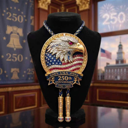 🎁Last Day 49% OFF - 🦅 USA 250th Anniversary Eagle Bolo Tie
