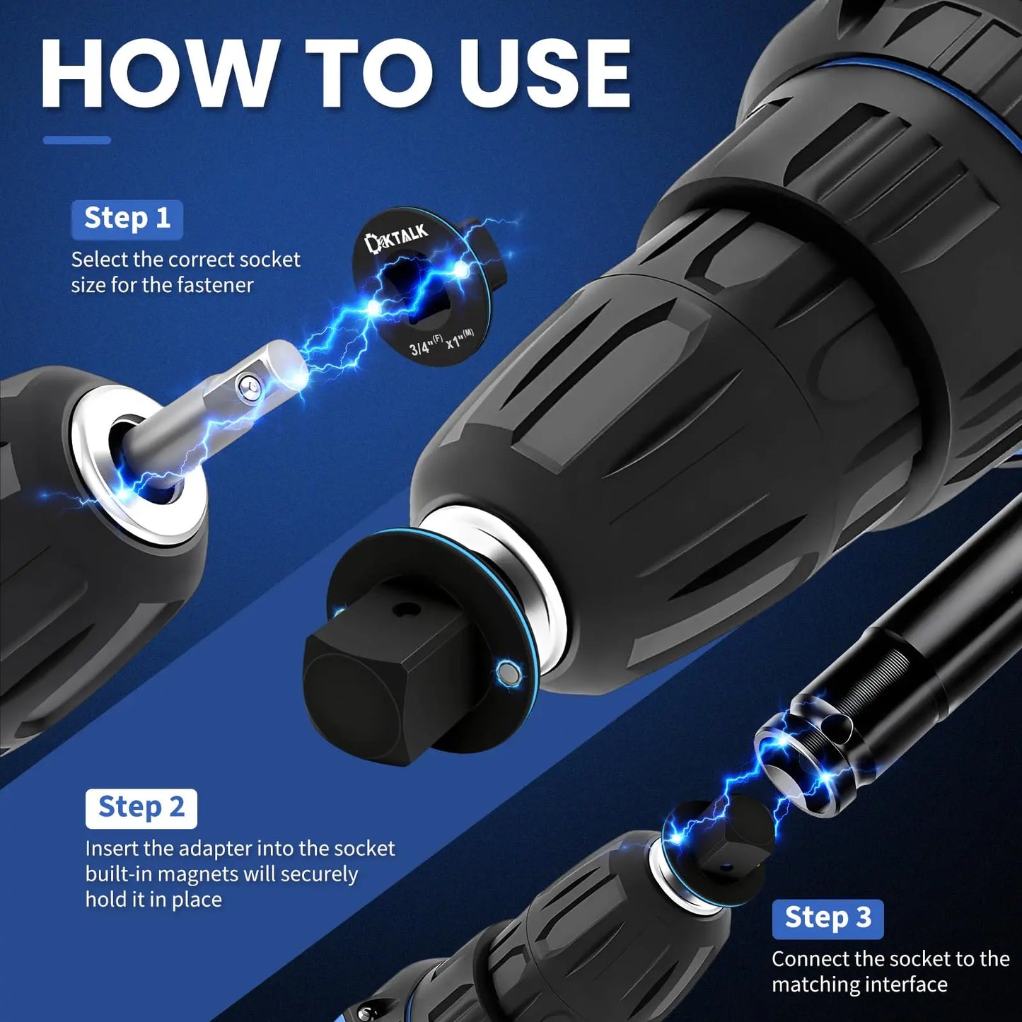 Upgraded Low Profile Impact Socket Adapter Set
