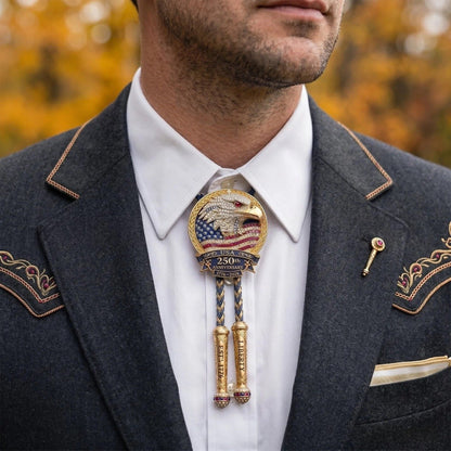 🎁Last Day 49% OFF - 🦅 USA 250th Anniversary Eagle Bolo Tie
