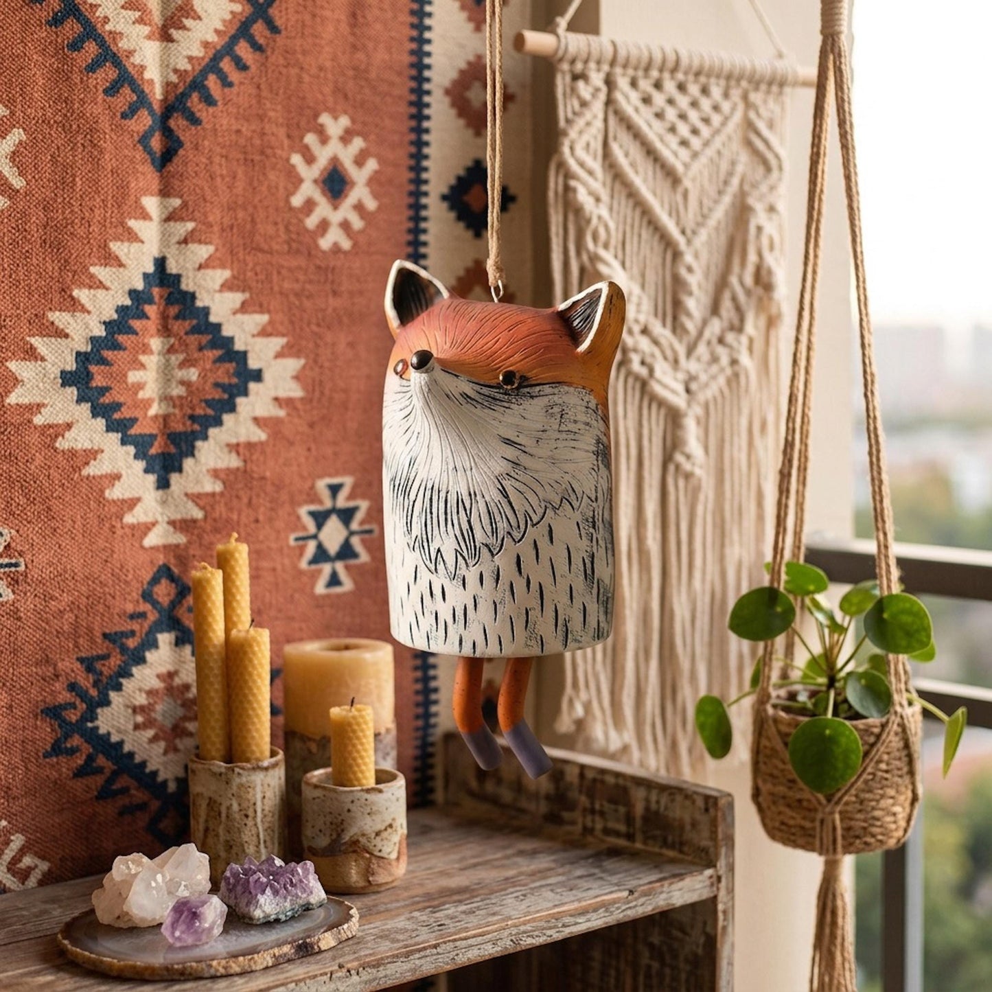 🔥Last Day 49% OFF - ✨Handmade Whimsical Animal Wind Chime Ornaments