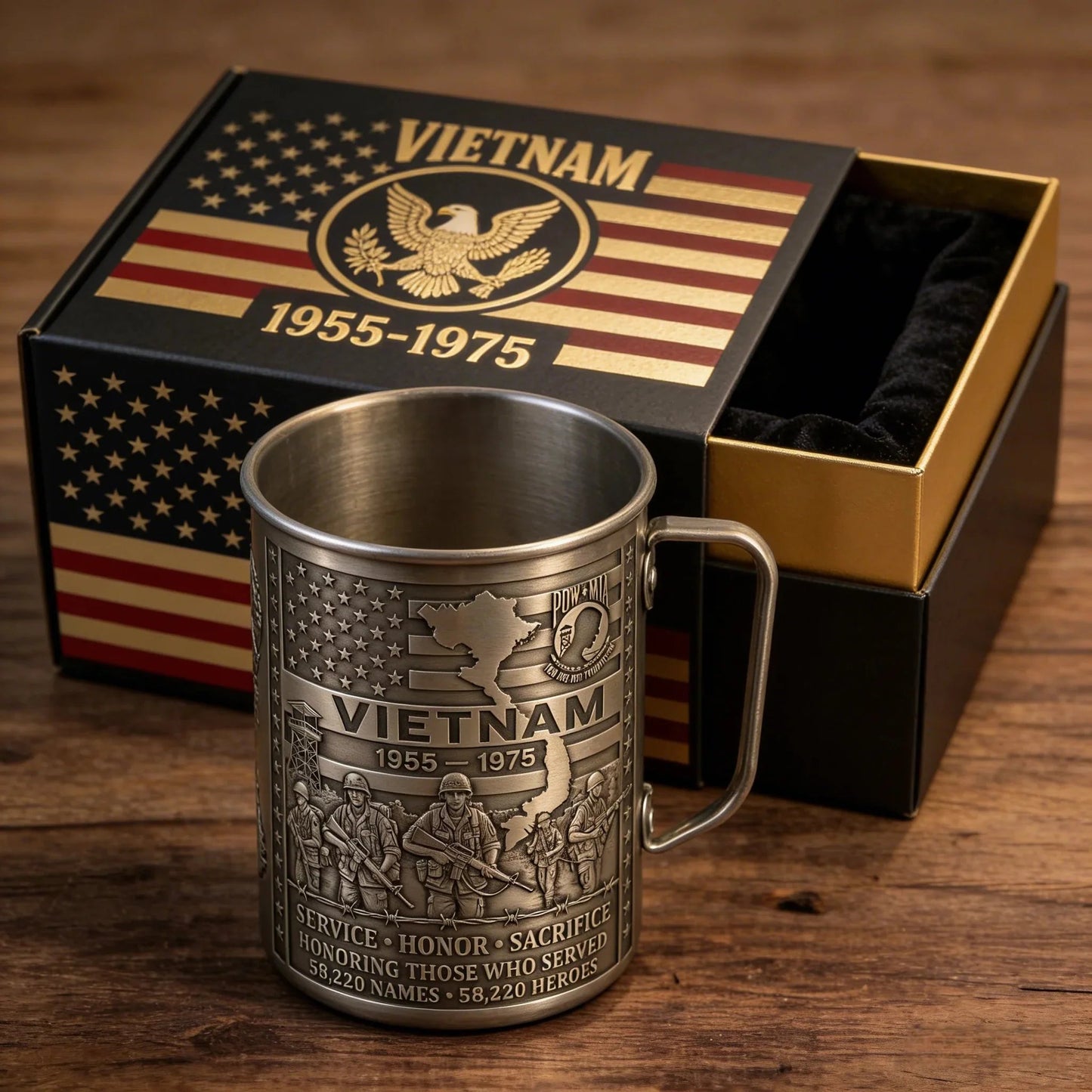 🔥LAST DAY 49% OFF 🎖️2026 Architecturm®Vietnam Veteran Honor Coffee Mug – 1955-1975 Service Tribute