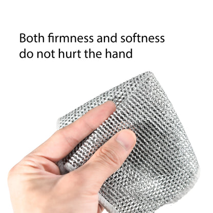 ⏳LAST DAY BUY 2 GET 1 FREE!!🧽10 Counts Wet Dry Non-Scratch Wire Dishcloth, Reusable Kitchen Cleaning Rag