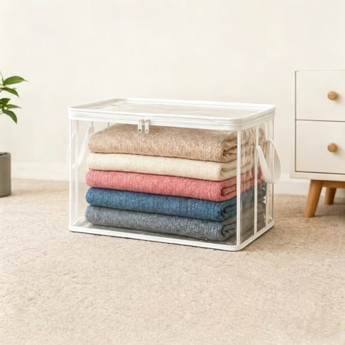 ⏳LAST DAY BUY 2 GET 1 FREE!!📦Large Heavy-Duty Thick Plastic Clear Storage Bag for Clothes, Moving & Storage