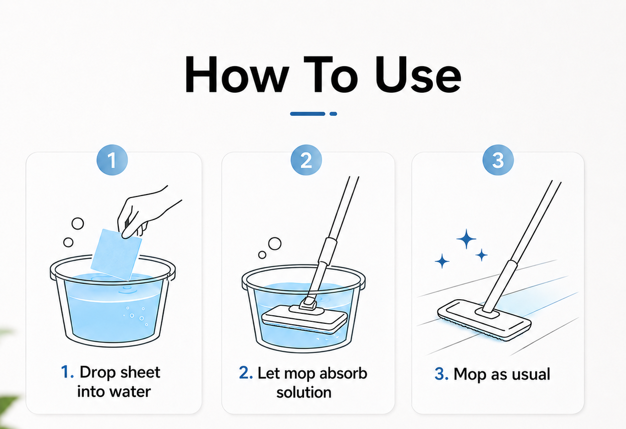 🔥HOT SALE🔥Floor Cleaning Tablets Multi-Surface Antibacterial Cleaner
