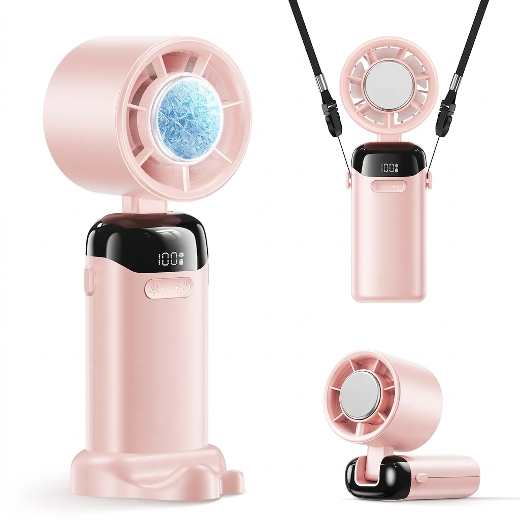 4-in-1 Portable Handheld Turbo Fan with 199 Speed Settings