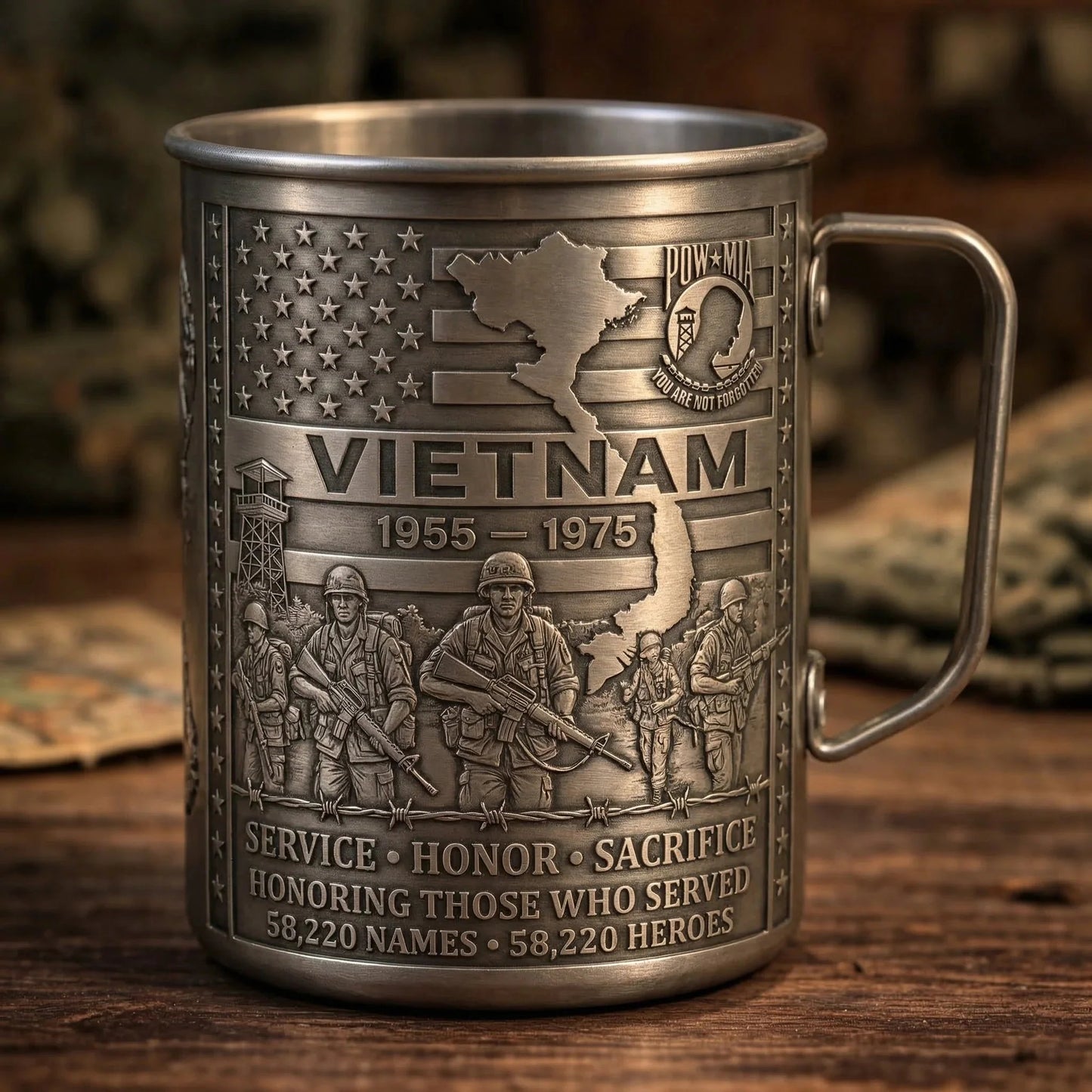 🔥LAST DAY 49% OFF 🎖️2026 Architecturm®Vietnam Veteran Honor Coffee Mug – 1955-1975 Service Tribute
