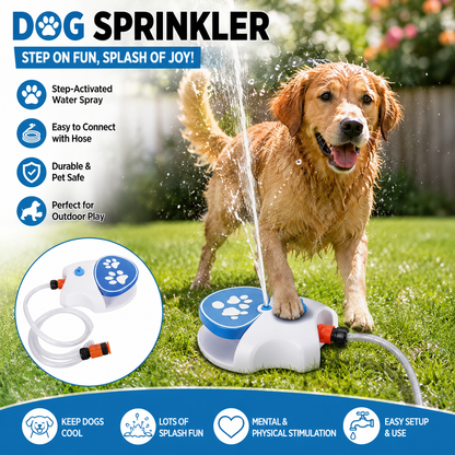 🔥HOT SALE 49% OFF 🔥Outdoor Dog Water Fountain Toy – Interactive Water Fountain with Hose