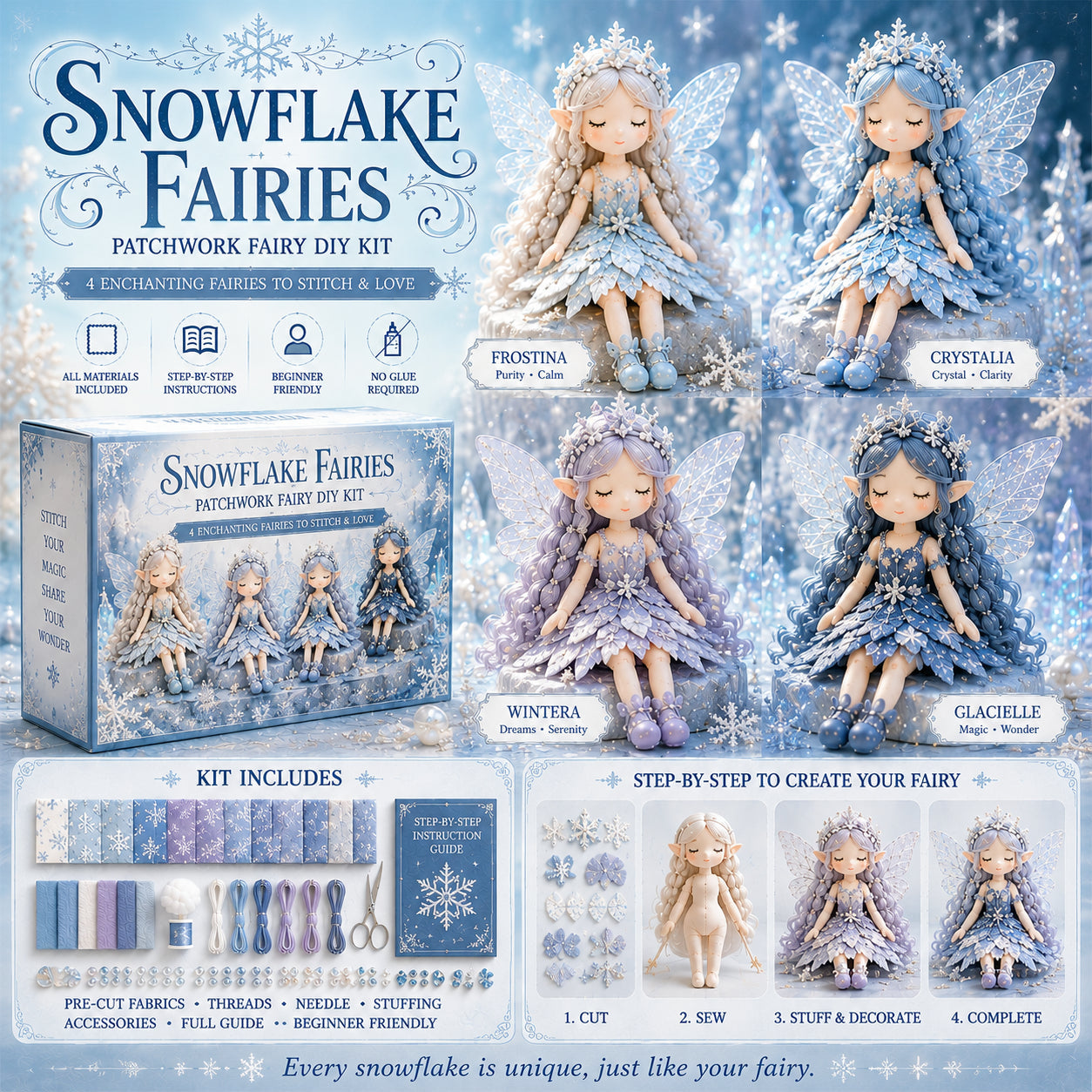🧚Fairy Patchwork DIY Collection
