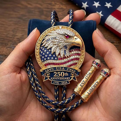 🎁Last Day 49% OFF - 🦅 USA 250th Anniversary Eagle Bolo Tie