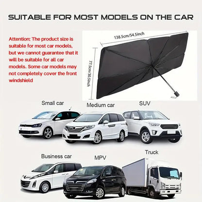 🔥SUMMER HOT SALE-🚗Universal Portable Car Windshield Sunshade