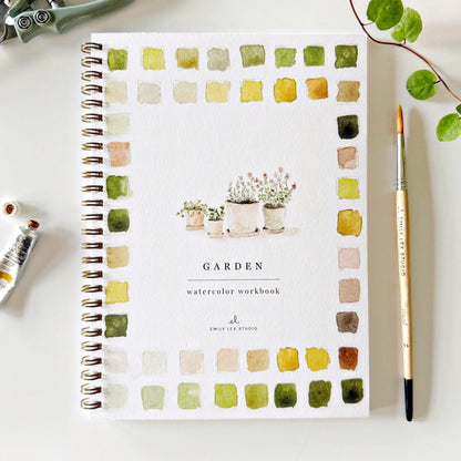🎁Cozy Slow Watercolor Workbook Art Practice Set