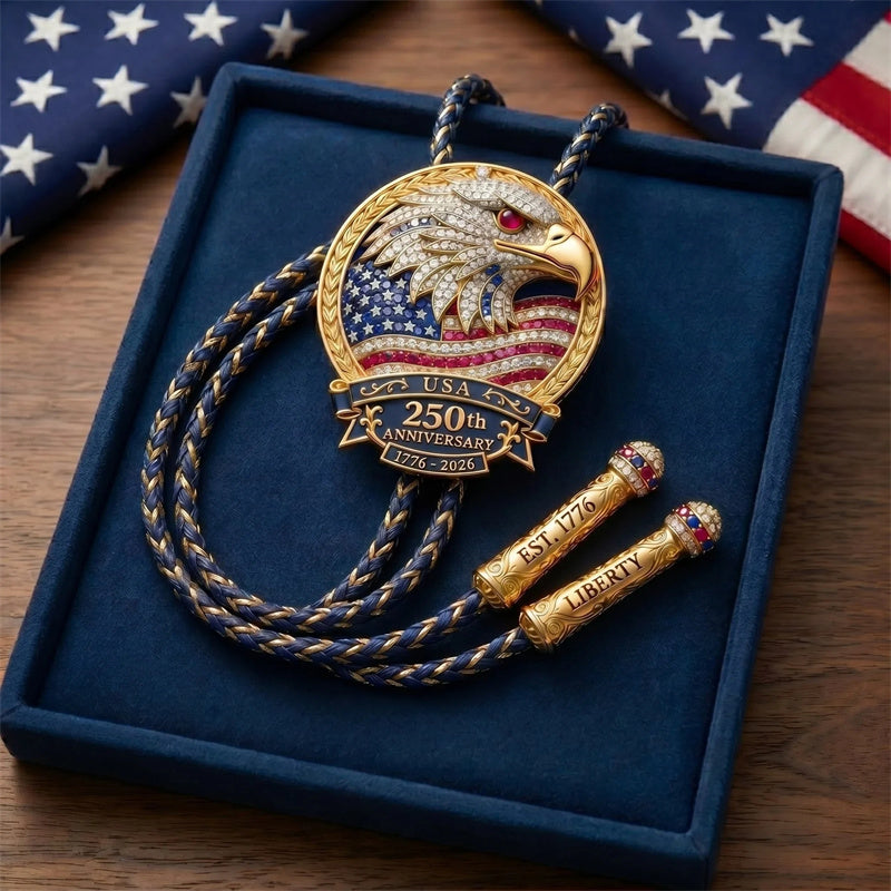 🎁Last Day 49% OFF - 🦅 USA 250th Anniversary Eagle Bolo Tie