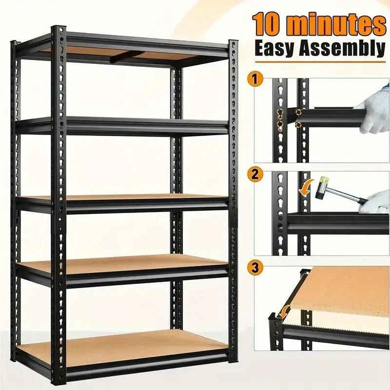 heavy duty industrial shelving unit adjustable 3_5 tier - Temu