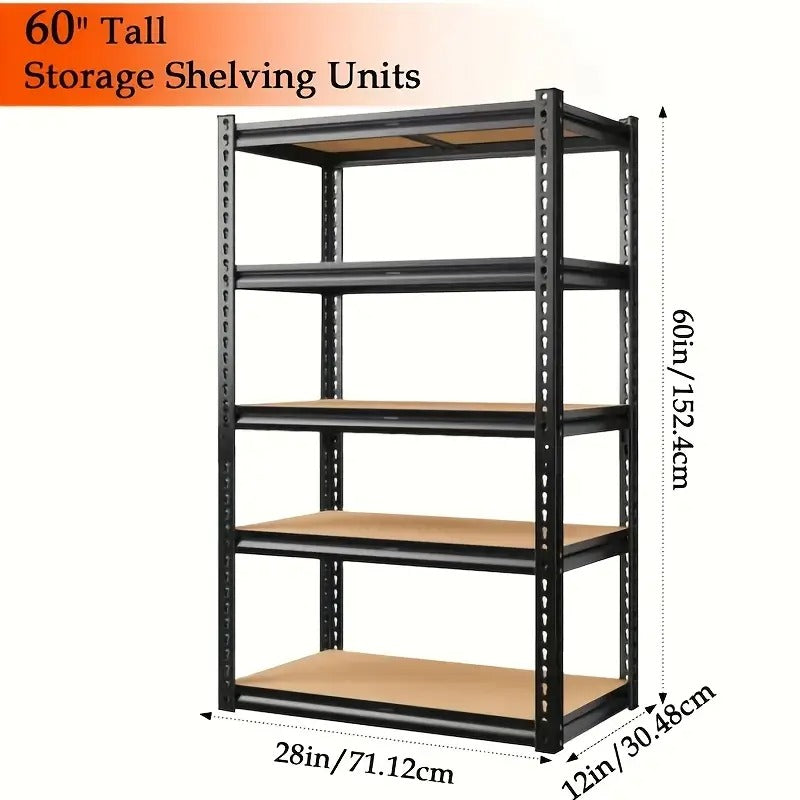 heavy duty industrial shelving unit adjustable 3_5 tier - Temu