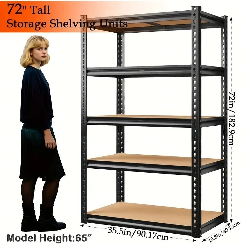 heavy duty industrial shelving unit adjustable 3_5 tier - Temu