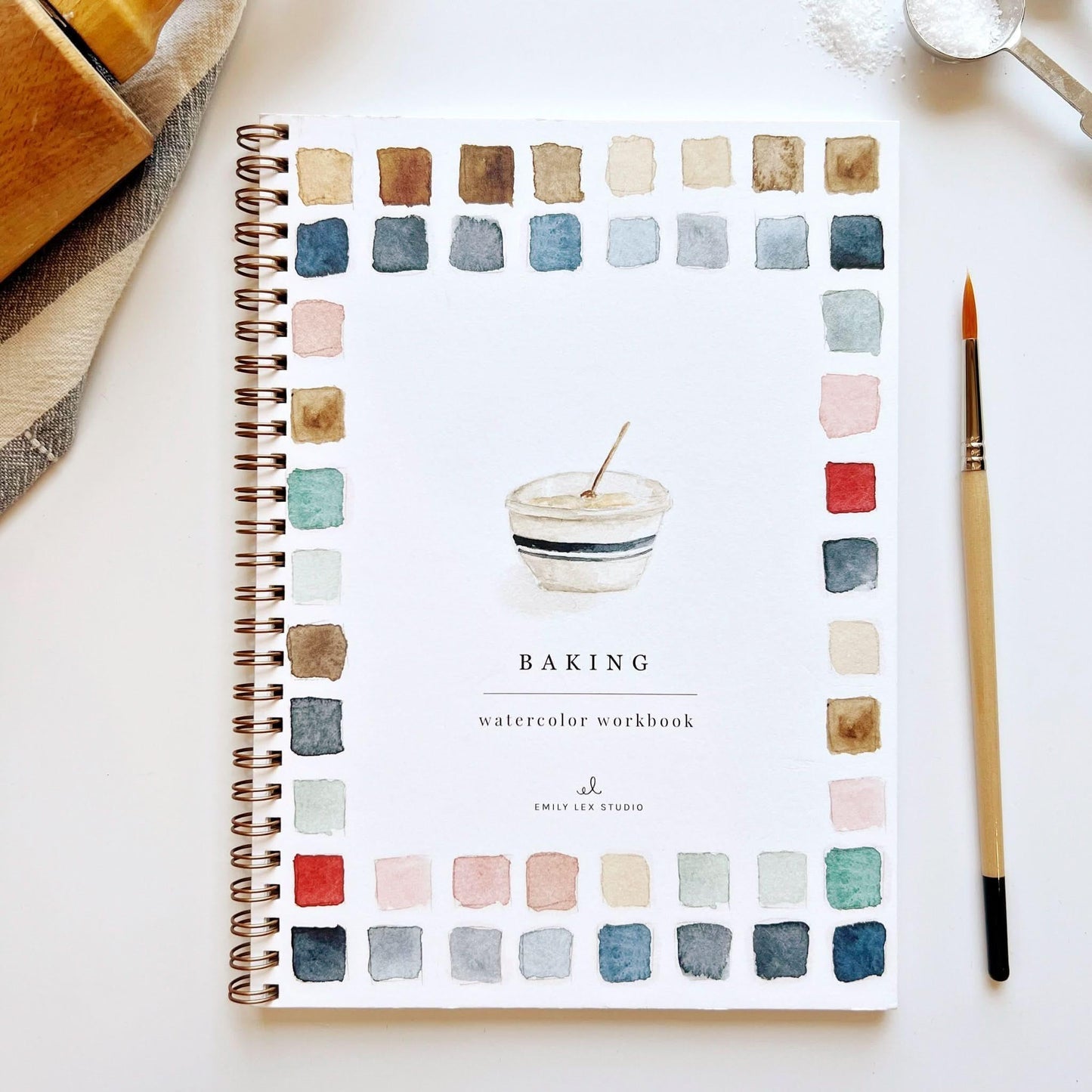 🎁Cozy Slow Watercolor Workbook Art Practice Set