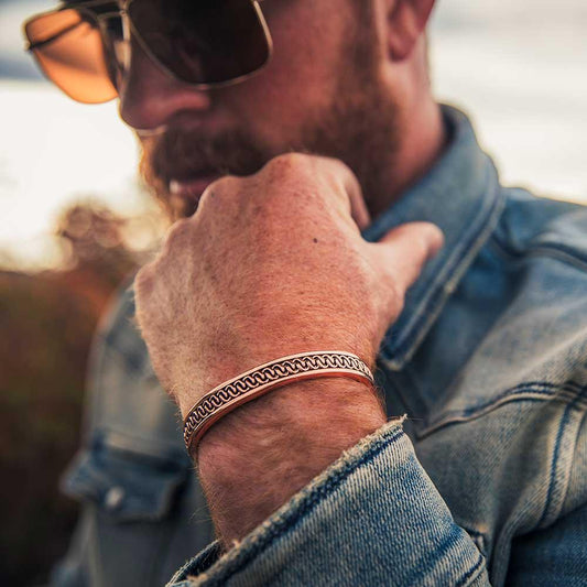 Copper magnetic bracelet--Relieve fatigue and promote blood circulation